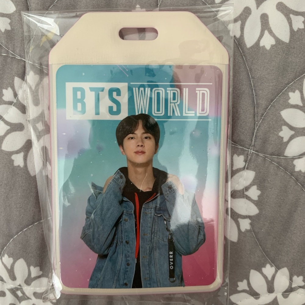 Jin BTS World Luggage Tag